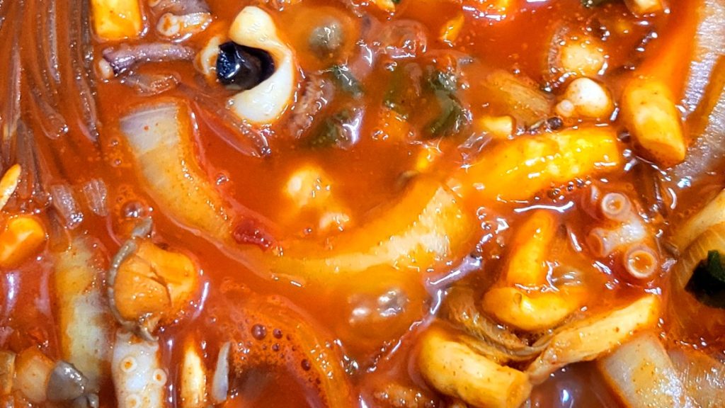 Stir-Fried Octopus with Glass Noodles🌶️🌶️🌶️