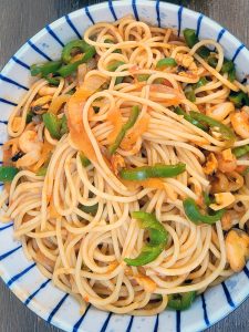Read more about the article Spicy Seafood Pasta🌶️🌶️