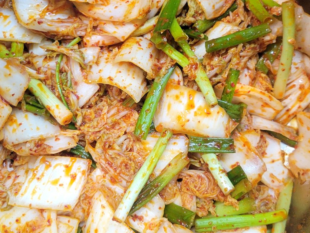 fresh korean kimchi